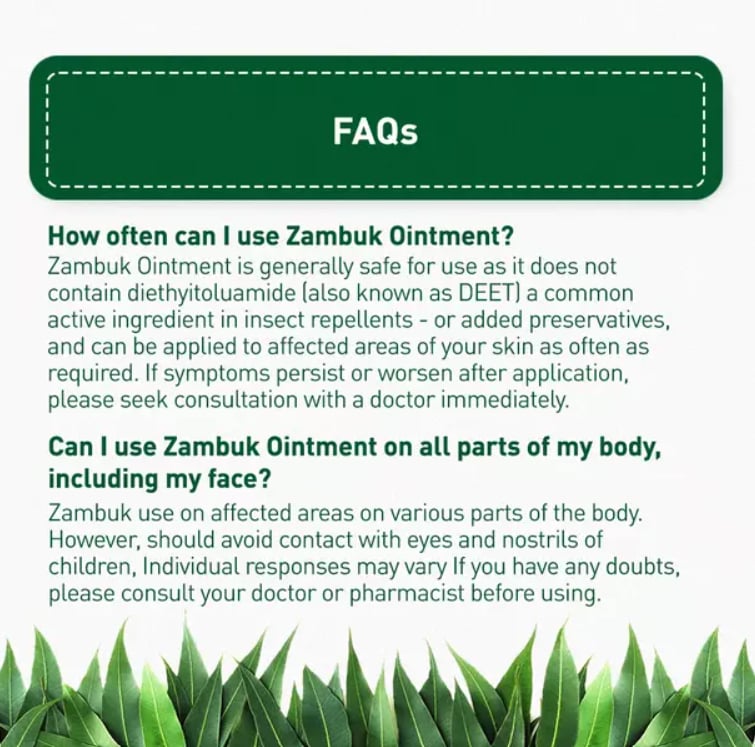 ZamBuk Balm 36g. (Pack of 6) - Made in Thailand