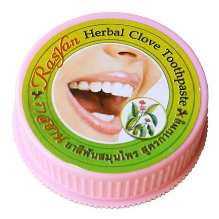 ISME - Rasyan - Herbal Toothpaste Clove Formula 25g. (Pack of 3) - Made in Thailand