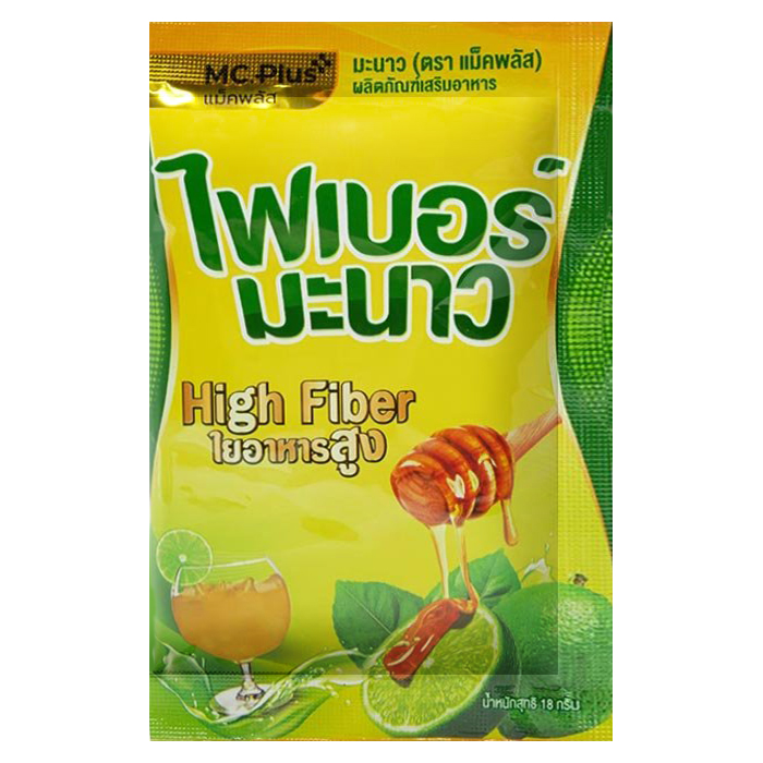 Posh Medica - High Fiber Lemon 18g. (Pack of 6 sachets)