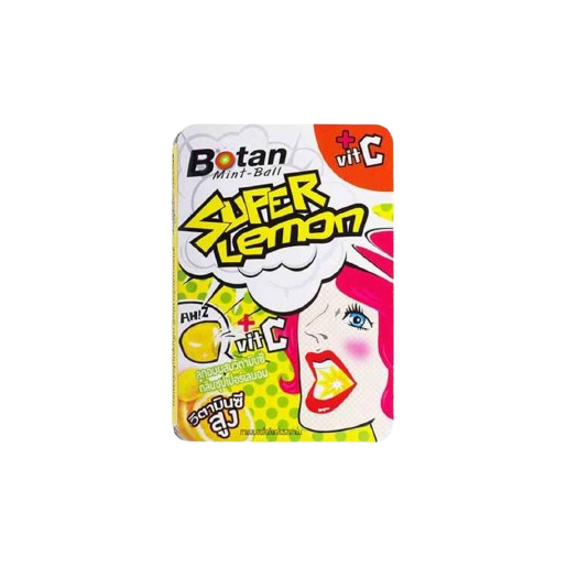 Botan - Lozegnes - 3x Breath Freshener Mint-Ball, 3x Mix Berry Mint-Ball, 3x Nano Ice Mint-Ball, 3x Original, 3x Super Kiwi-Apple, 3x Super Lemon (Pack of 18)