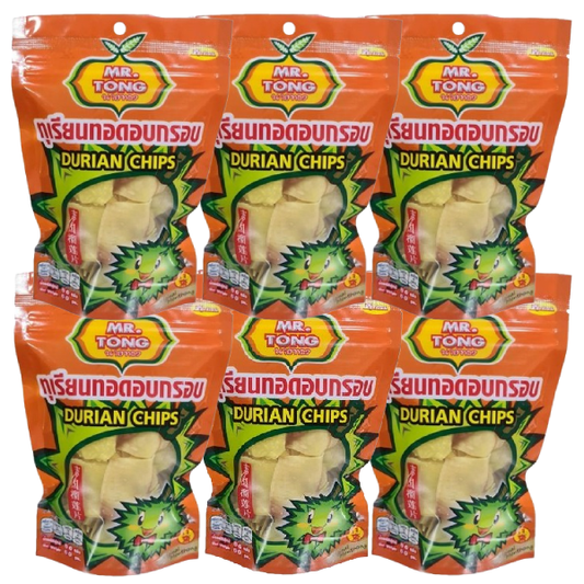 Mr. Tong - Crispy Fried Durian 60g. (Pack of 6)