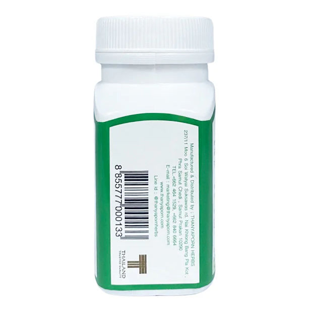 Thanyaporn Herbs - Fah-Talai-Jone Andrographis Paniculata - Thai Natural Capsules for Colds - Antibiotics Replacement - 100 Capsules - Made in Thailand