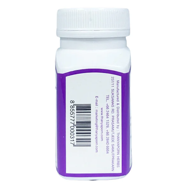 Thanyaporn Herbs - Compound Cinnamon - Lower Cholesterol Levels - 100 Capsules - Made in Thailand