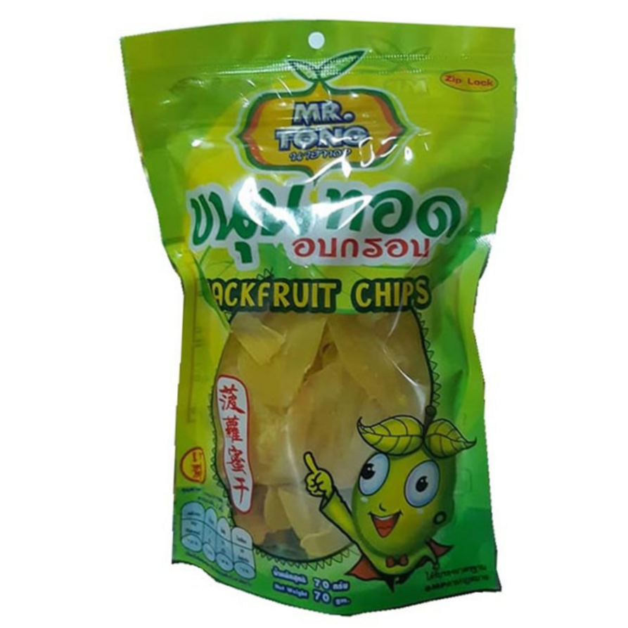 Mr. Tong - Crispy Fried Jackfruit 70g. (Pack of 6)