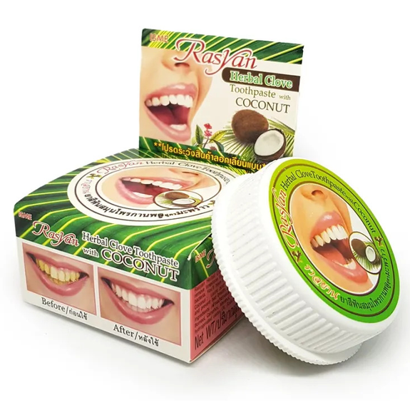 ISME - Herbal Clove Toothpaste With Coconut 25g. (Pack of 3)