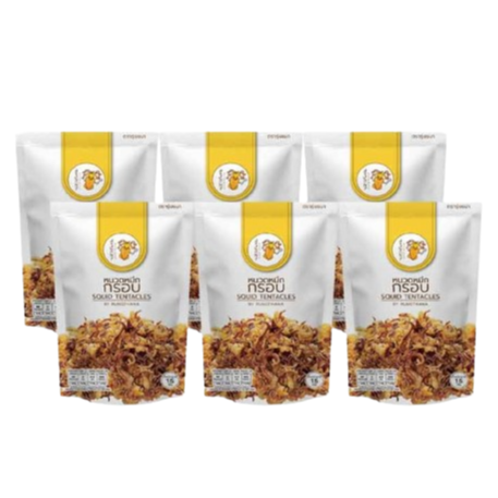 Rungthana Crispy Squid Tentacles 15g. (Pack of 6)