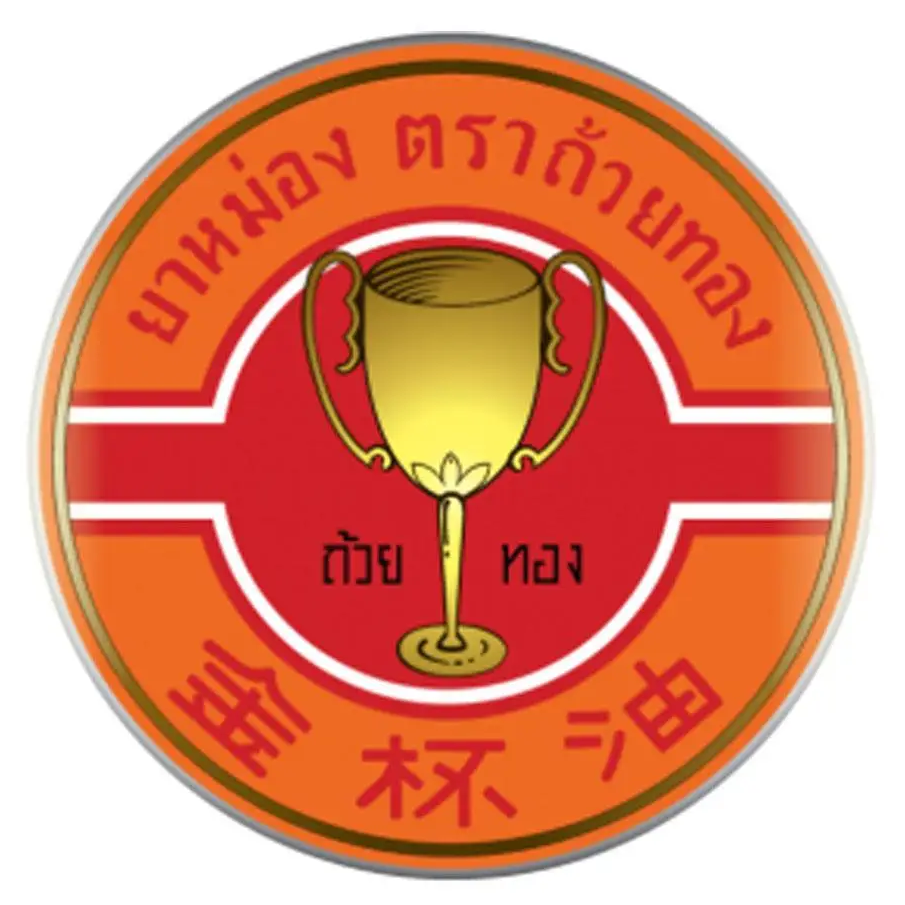 Golden Cup - Balm Herbal Thai Ointment 8g. (Pack of 6)