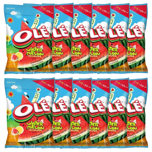 Olé - Watermelon Lemonade Candy 25g. (Pack of 12)