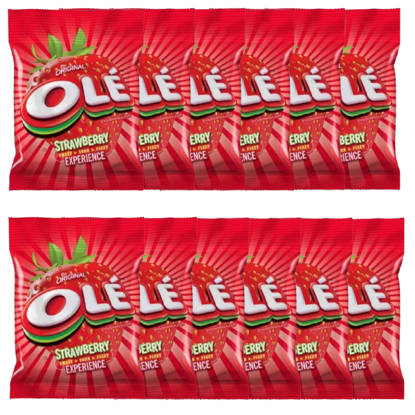 Olé - Strawberry Candy 28g. (Pack of 12)