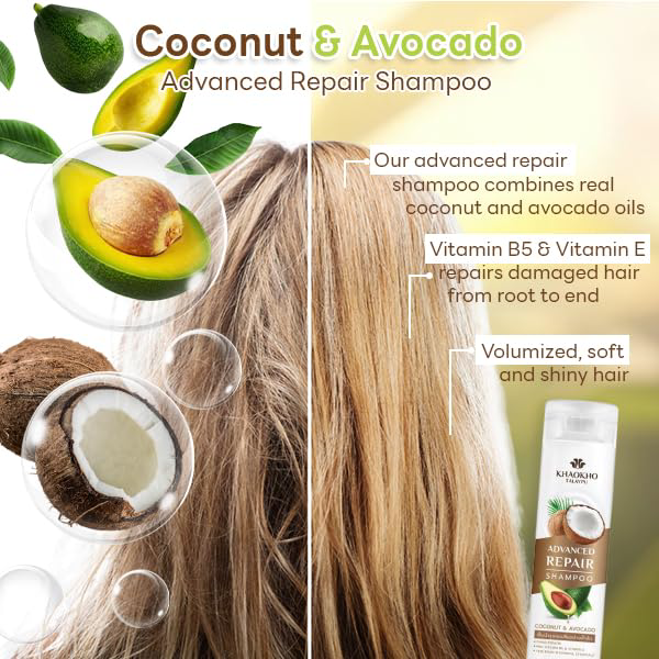 Khaokho Talaypu - Advanced Repair Shampoo Coconut & Avocado 240ml.