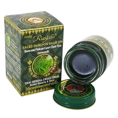 ISME - Salad Pangpon Blam Spa, Thai Herbal Green Balm 50g.