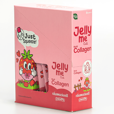 Handy Herbs - Jelly Me Cute Collagen Strawberry 30g. (Pack of 12)
