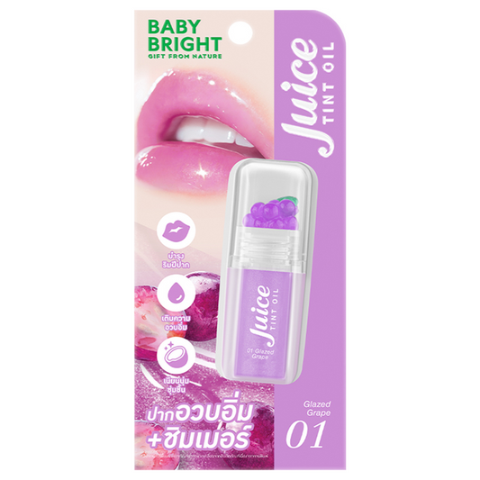 Baby Bright - Juice Tint Oil, Glazed Grape 3.1g.