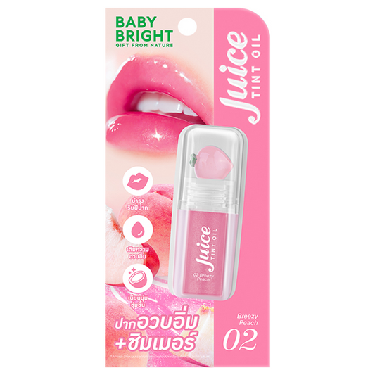 Baby Bright - Juice Tint Oil, Breezy Peach 3.1g.