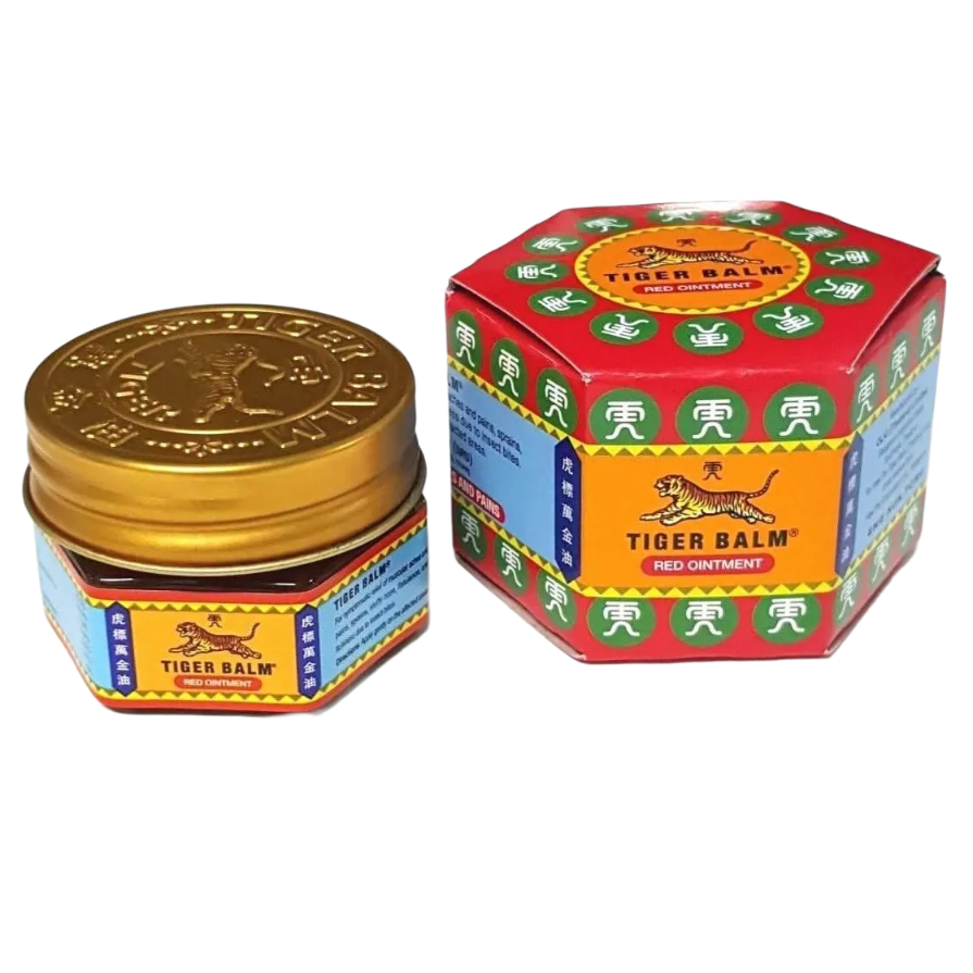 Tiger Balm - Red Ointment 10g. (Pack of 6)
