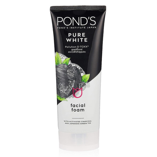 Pond's - Pure White Facial Foam Charcoal Black 100g.