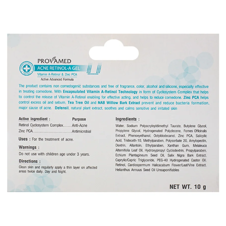 Provamed - Acne Retinol-A Gel 10g.