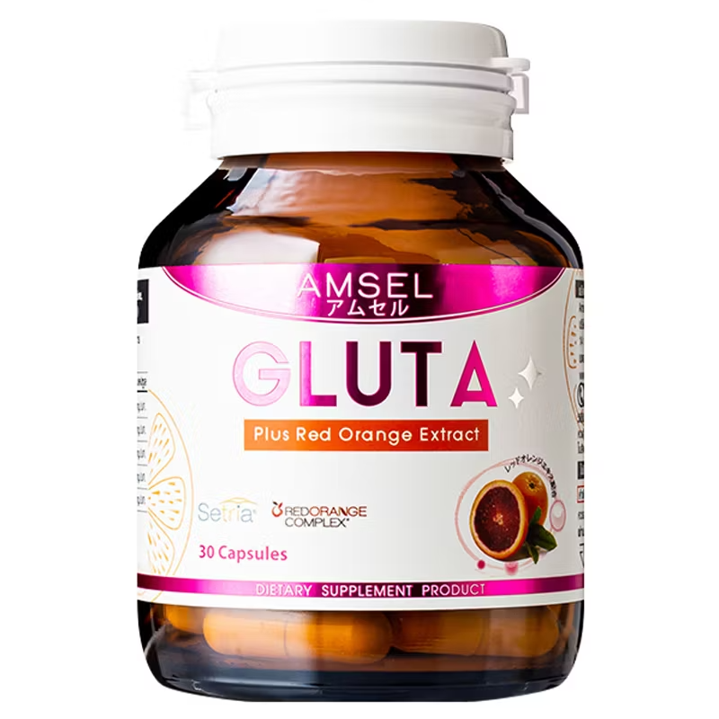 Amsel - Gluta Plus Red Orange Extract (30 capsules)