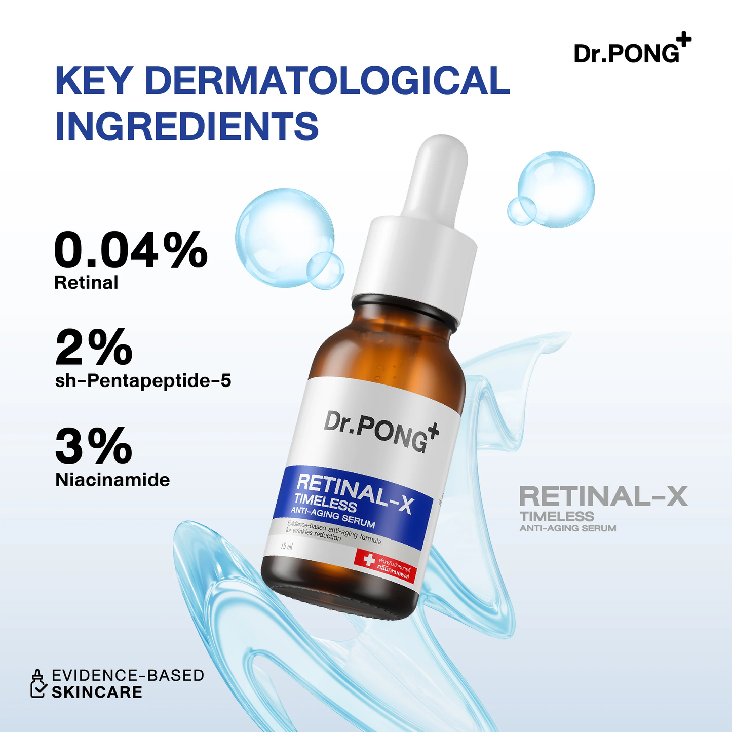 Dr.PONG - Retinal-X Timeless Anti-Aging Serum 15ml.