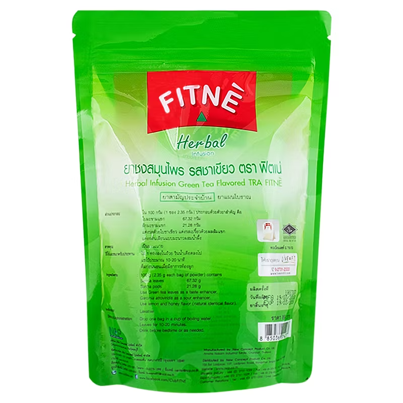 Fitne - Herbal Infusion, Green Tea Flavored TRA FITNE' (15 x 2.35g. tea bags)