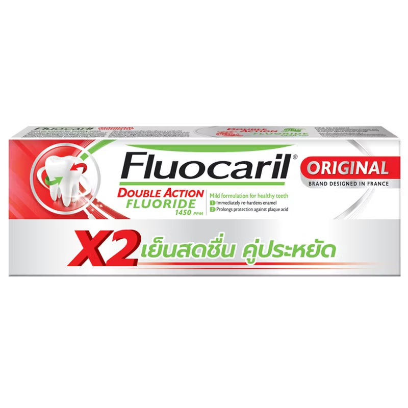 Fluocaril - Toothpaste Original 150g. (Pack of 2)