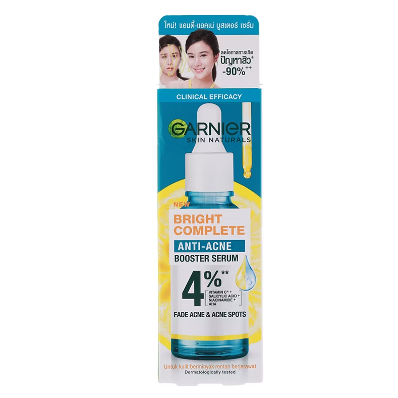 Garnier - Bright Complete - Anti-Acne Booster Serum 30ml.