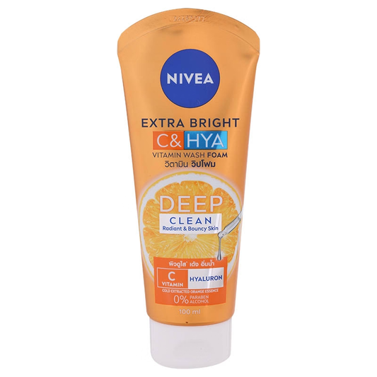 Nivea - Bright C+Hya Wash Foam 100 ml.
