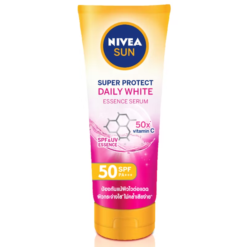 Nivea - Sun Extra Protect Daily Glow - Essence Body Serum C and E Vitamins (SPF50) 180ml.