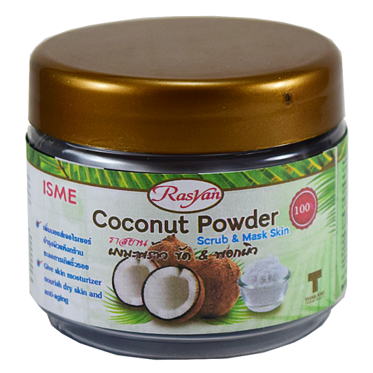 ISME - Coconut Powder Scrub & Mask for Dry Skin (Anti-Aging) 30g.