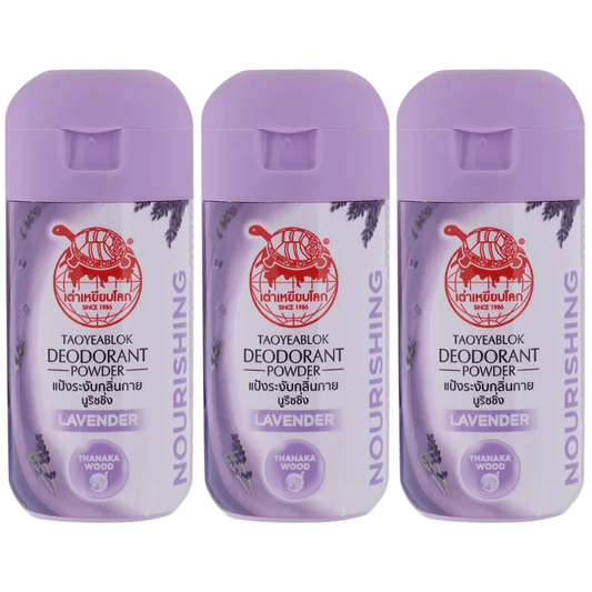 Taoyeblok - Lavender Deodorant Powder 22g. (Pack of 3)
