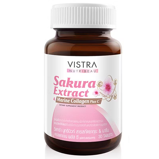 Vistra - Nutribeau - Sakura Extract & Marine Collagen Plus C (30 tablets)
