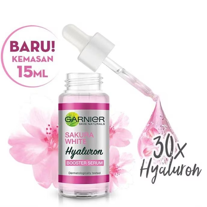 Garnier - Sakura Glow - 30x Hyaluron - Booster Serum 15ml.