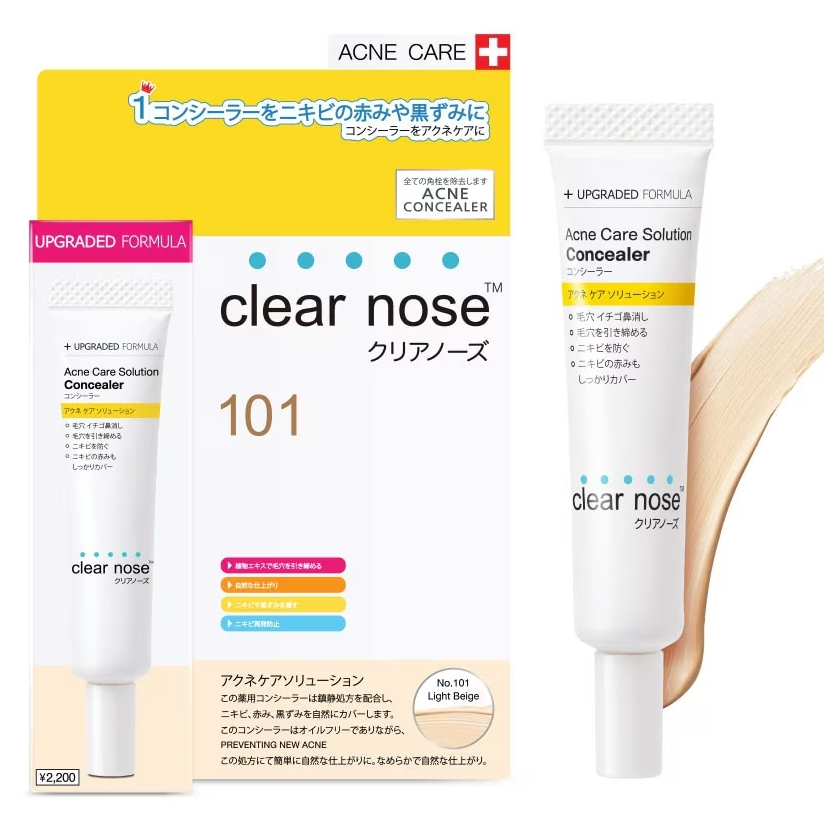 Clear Nose - Acne Care Concealer, 101 - Light Beige 12g.