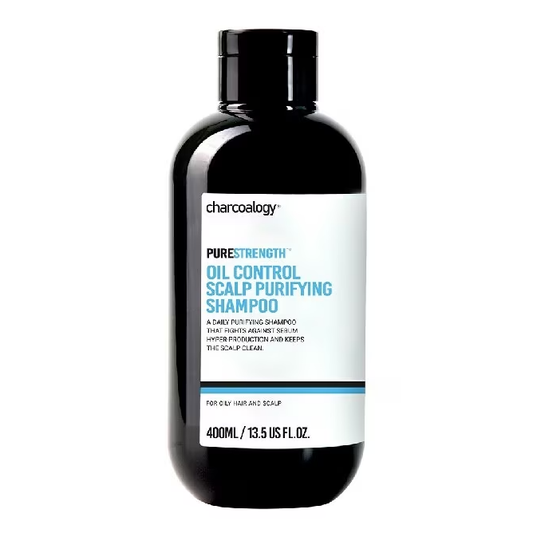 Charcoalogy - Purestrength Oil Control Scalp Purifying Shampoo 400ml.