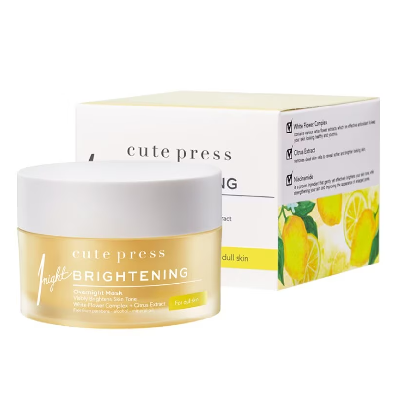Cute Press - 1 Night Brightening Overnight Mask 50g.