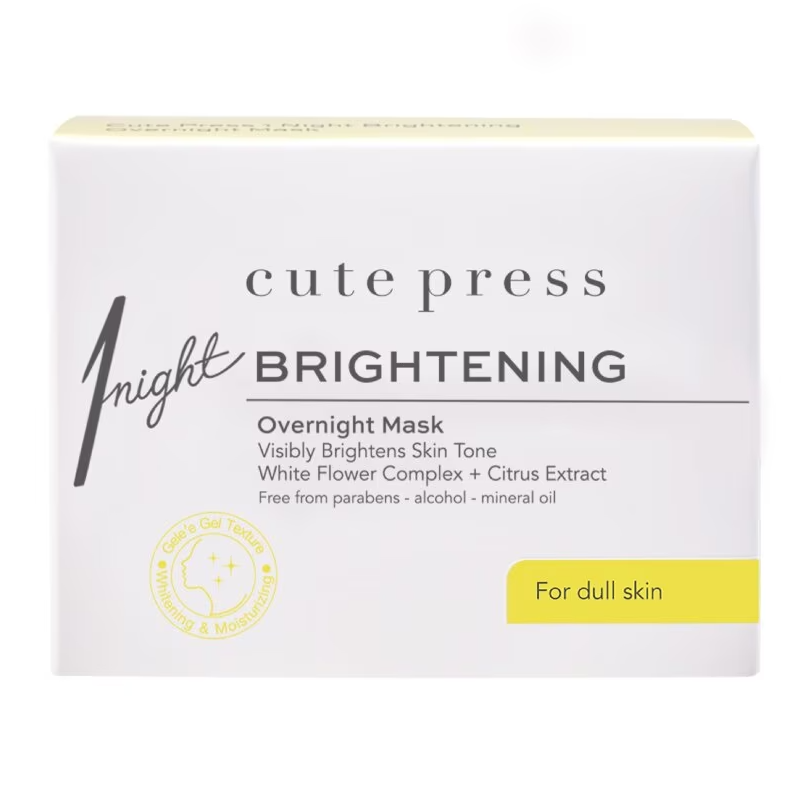 Cute Press - 1 Night Brightening Overnight Mask 50g.