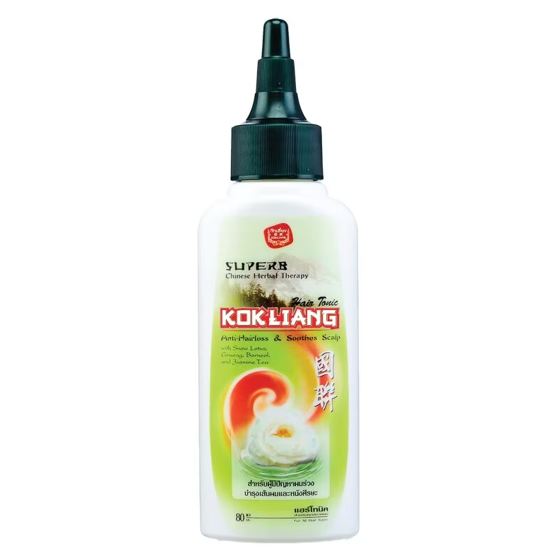 Kok Liang - Hair Tonic Anti Hair Loss and Soothes Scalp 80ml.