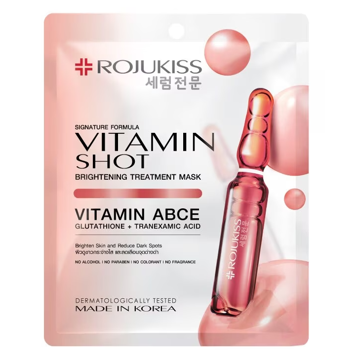 Rojukiss - Vitamin Shot Brightening Treatment Mask (Pack of 6)
