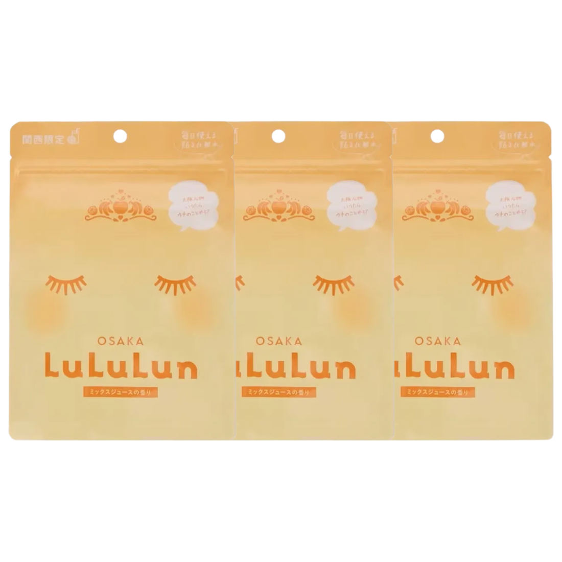 Lululun - Osaka Face Mask (Pack of 3 x 7 sheets) - Made in Japan