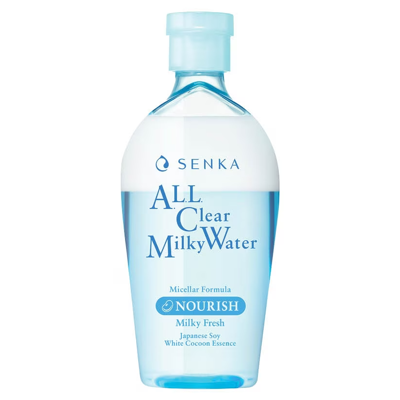 Senka - All Clear Milky Water Micellar Formula Nourish Milky Fresh 230ml.