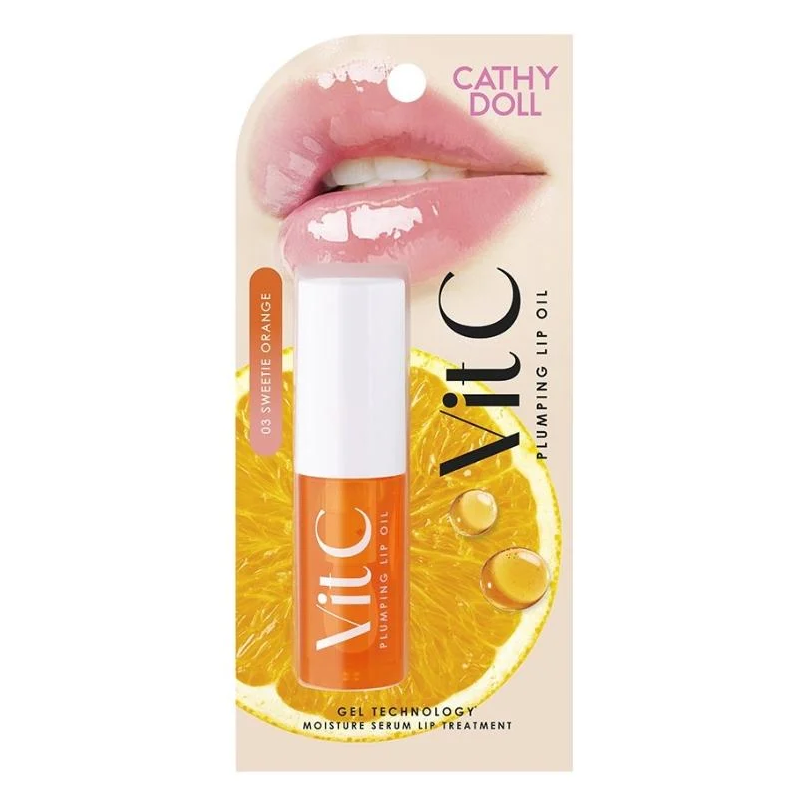 Cathy Doll - Vit C Plumping Lip Oil - Sweetie Orange 2.4g.