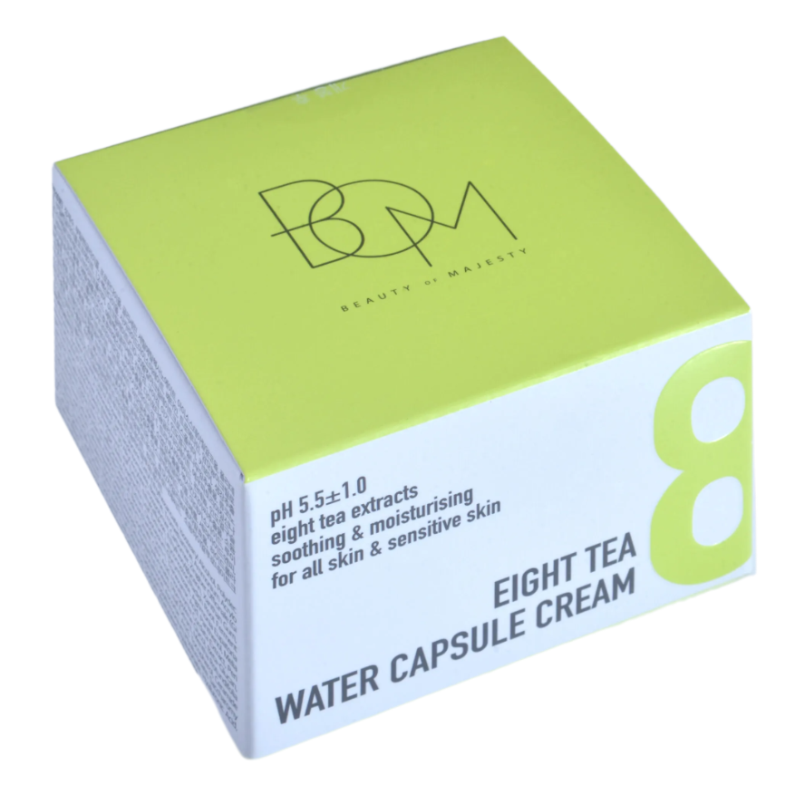 BOM - Beauty of Majesty - Eight Tea Water Capsule Cream 50g.