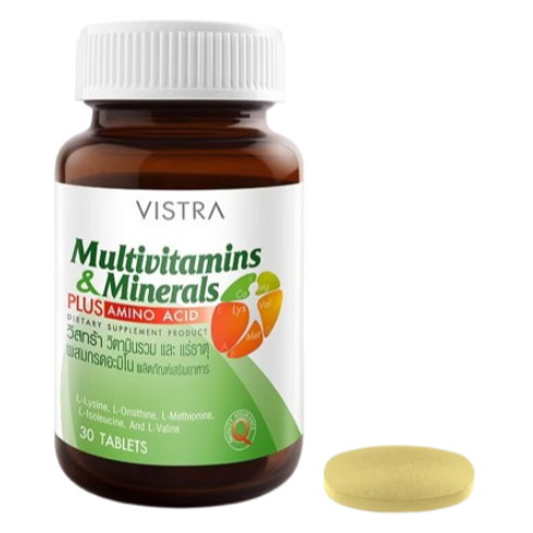 Vistra - Multivitamin & Minerals Plus Amino Acid (30 tablets)