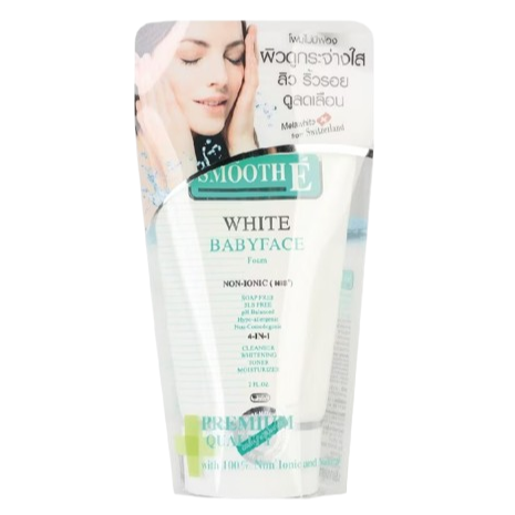 Smooth E - White Baby Face Foam 60ml.