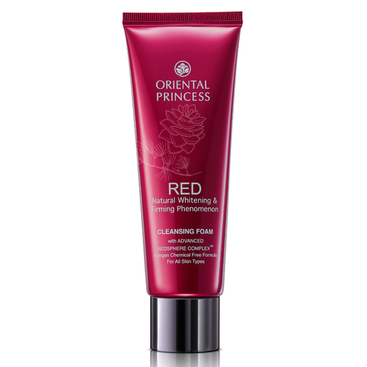 Oriental Princess - RED - Natural Whitening & Firming Phenomenon Cleansing Foam 100g.