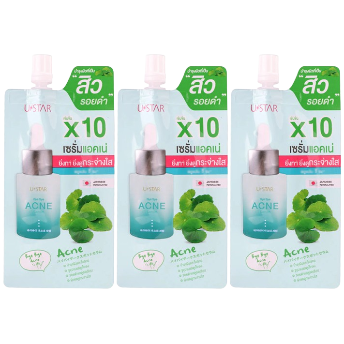 U-Star - Bye Bye Acne Serum 5g. (Pack of 3)