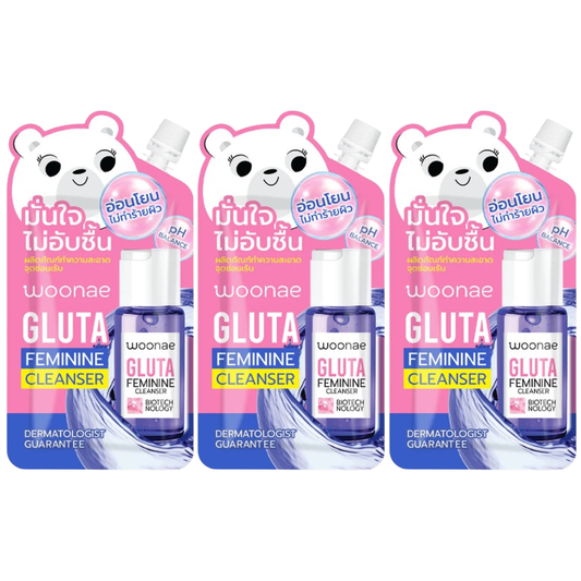 Woonae - Gluta Feminine Cleanser 30g. (Pack of 3)
