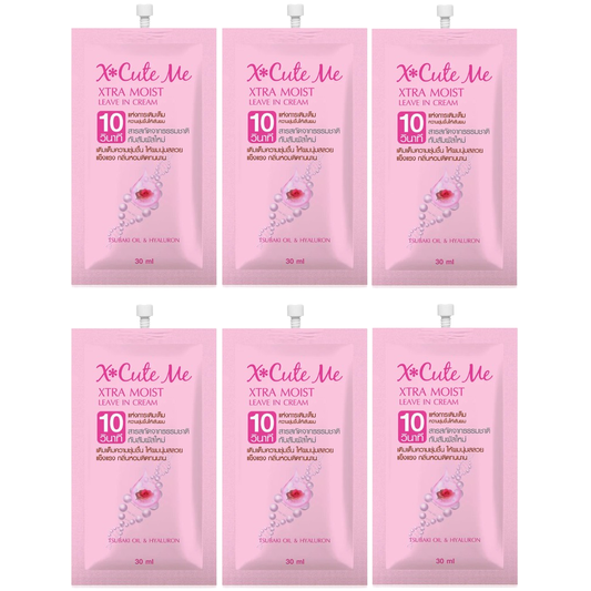 Xcuteme - Xtra Moist Leave In Hair Cream 30ml. (Pack of 6)