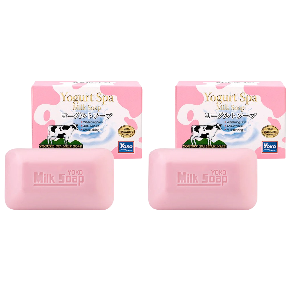 Yoko - Yogurt Spa Milk Soap 90g. (Pack of 2)