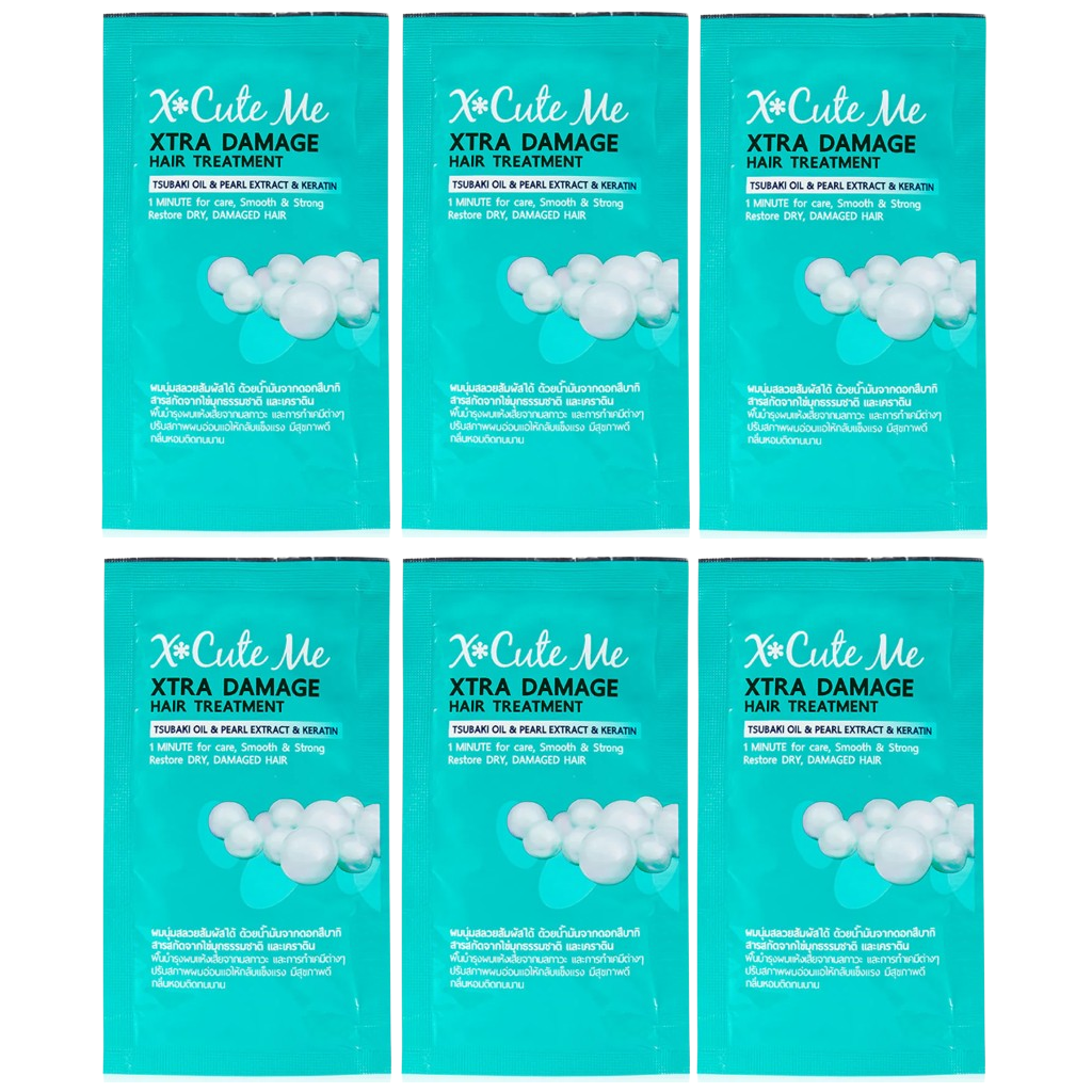 Xcuteme - Xtra Damage Hair Pearl Treatment 30ml. (Pack of 6)